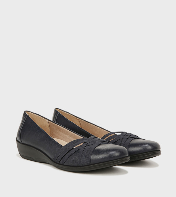 Naturalizer Shoes - Navy Ballerinas