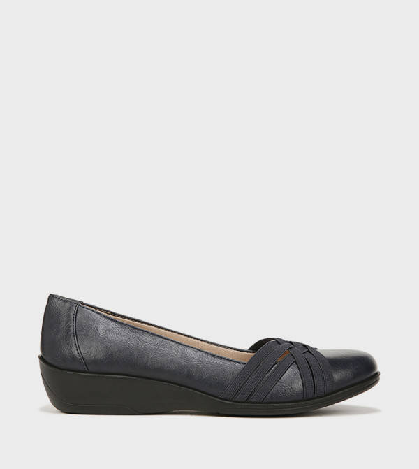 Naturalizer Shoes - Navy Ballerinas