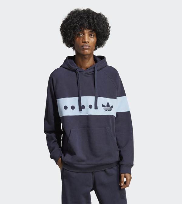 اديداس Athleisure BTU - أزرق هودي و سويتشيرتات