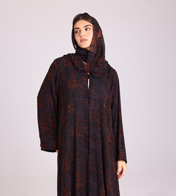 IKKXA  Arabian Clothing - Purple Abayas