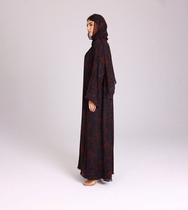 IKKXA  Arabian Clothing - Purple Abayas