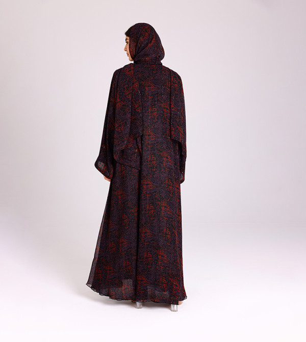 IKKXA  Arabian Clothing - Purple Abayas