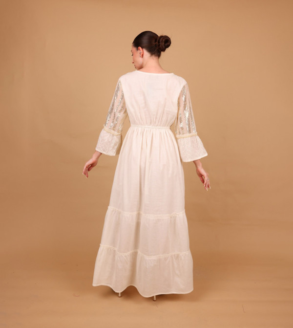 IKKXA IKKXA - Off White Maxi Dresses