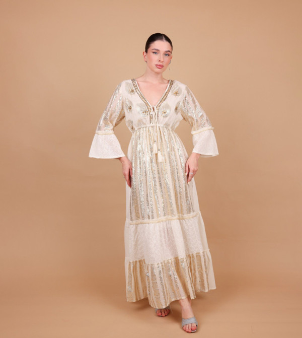 IKKXA IKKXA - Off White Maxi Dresses