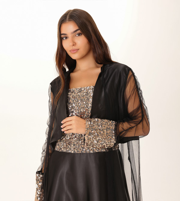 IKKXA  Arabian Clothing - Black modestwear