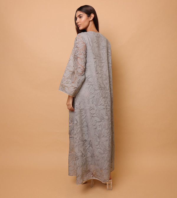 IKKXA  zainab-influencer - Grey Jalabiyas