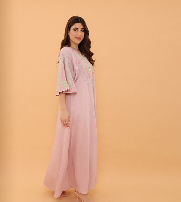 IKKXA  Jalabiya - Pink Jalabiyas