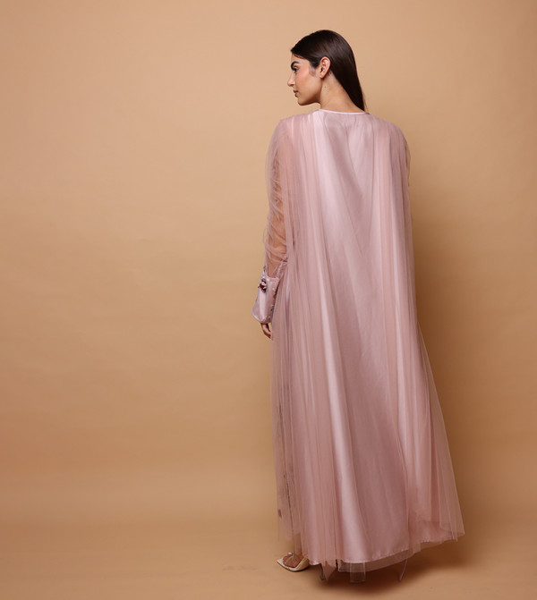 IKKXA  Arabian Clothing - Peach Jalabiyas