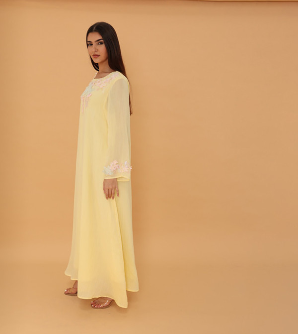 IKKXA  Jalabiya - Yellow Jalabiyas