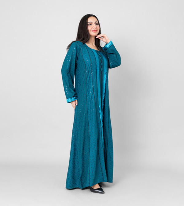 اكسا ملابس عربية - أزرق مخضر Jalabiyas