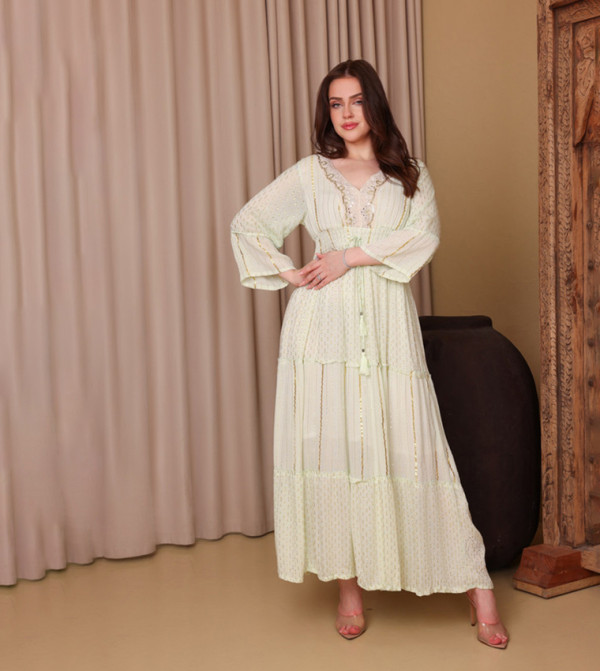 IKKXA  Clothing - Green Maxi Dresses