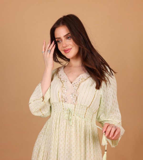 IKKXA  Clothing - Green Maxi Dresses
