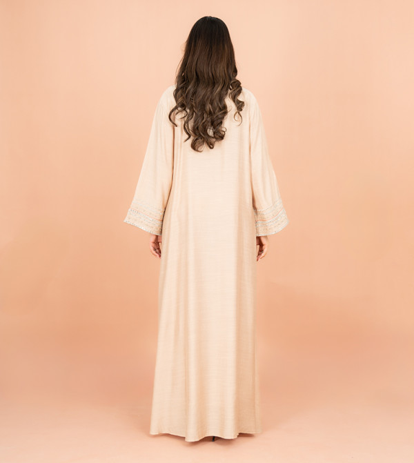 IKKXA  Jalabiya - Beige Jalabiyas