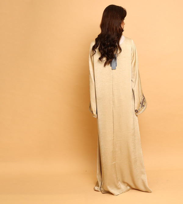 IKKXA  Arabian Clothing - Yellow Jalabiyas