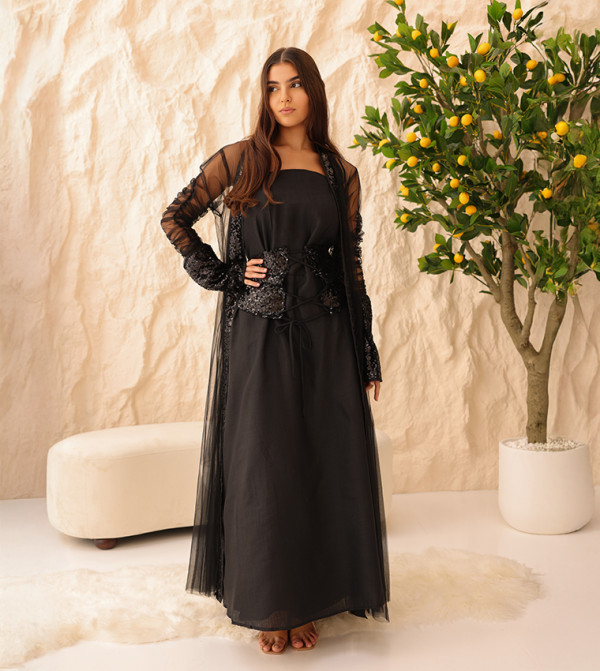 اكسا أيكسا - أسود modestwear