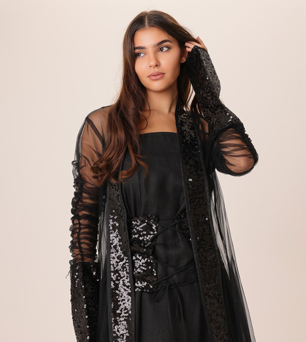 اكسا أيكسا - أسود modestwear