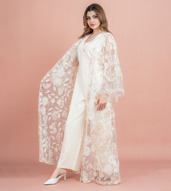 اكسا  عباية - بيج Abayas