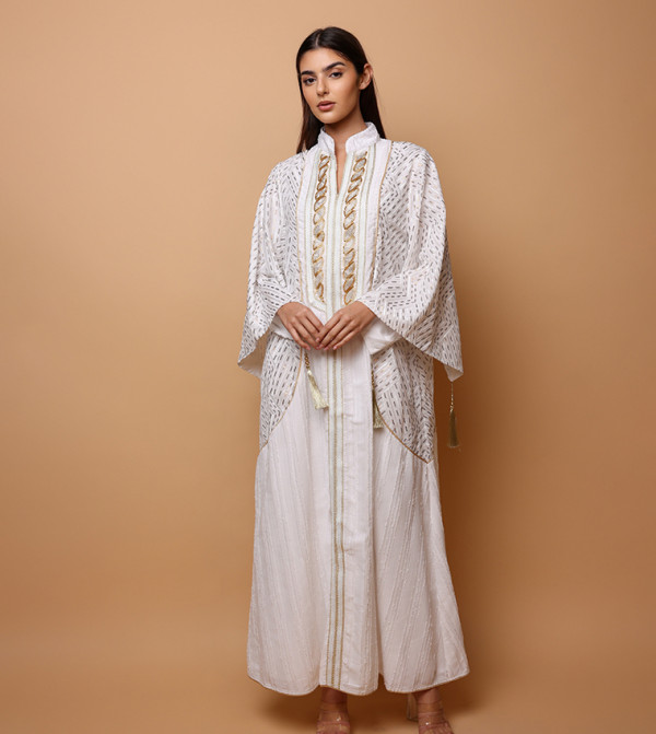 IKKXA  Jalabiya - White Jalabiyas