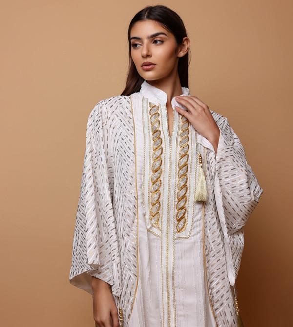 IKKXA  Jalabiya - White Jalabiyas