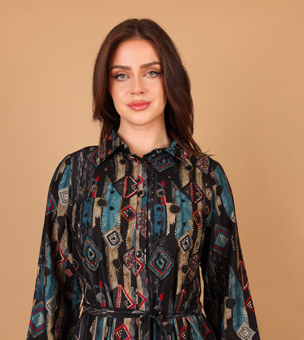 IKKXA  Arabian Clothing - BLACK modestwear