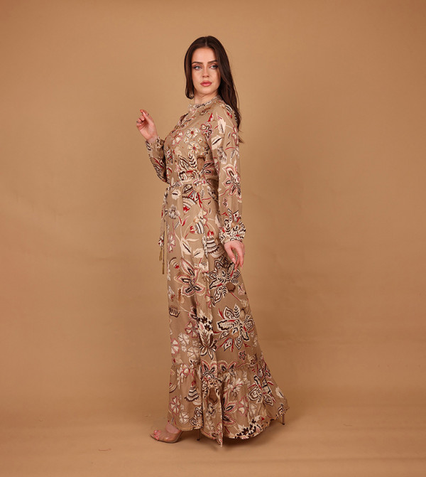 اكسا  ملابس محتشمة - بني  modestwear