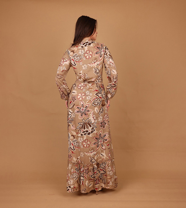 اكسا  ملابس محتشمة - بني  modestwear