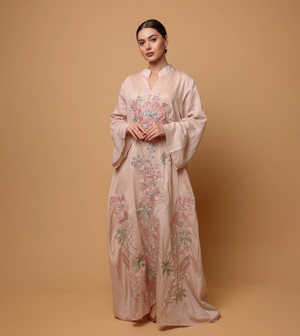 IKKXA  Clothing - Peach Jalabiyas