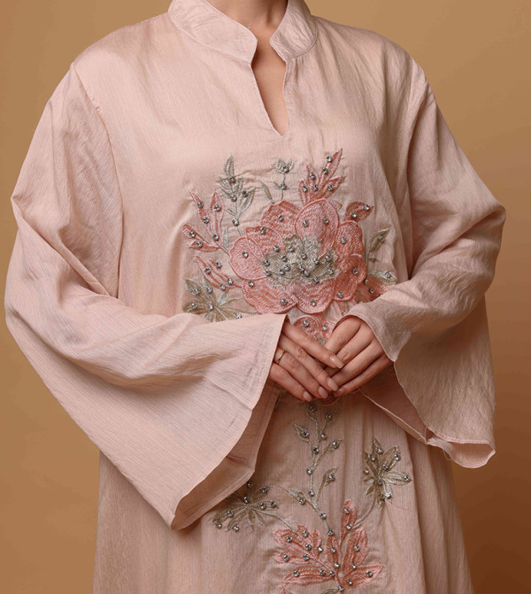 IKKXA  Clothing - Peach Jalabiyas