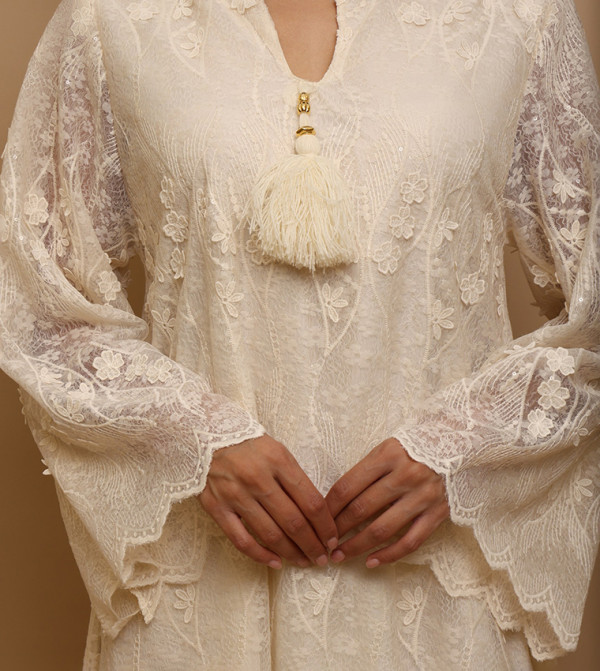 IKKXA  Jalabiya - White Jalabiyas
