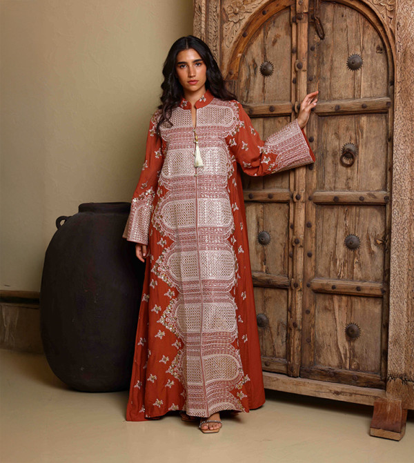 IKKXA IKKXA - Brown Jalabiyas