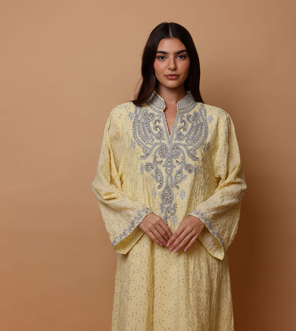 IKKXA IKKXA - Yellow Jalabiyas