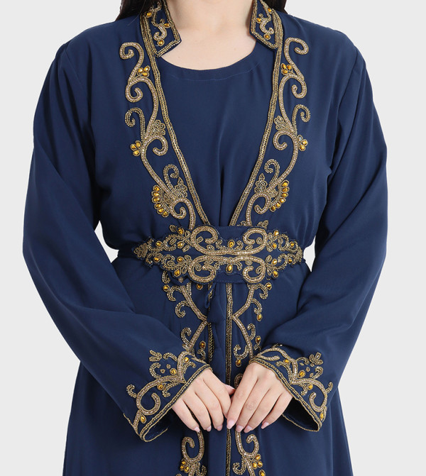 IKKXA  Kaftan - Blue Kaftan