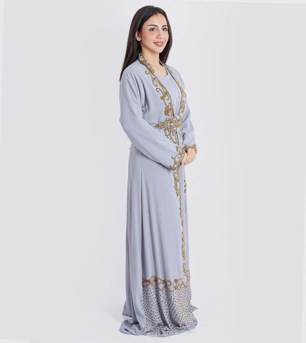 اكسا  قفطان - رمادي قفطان