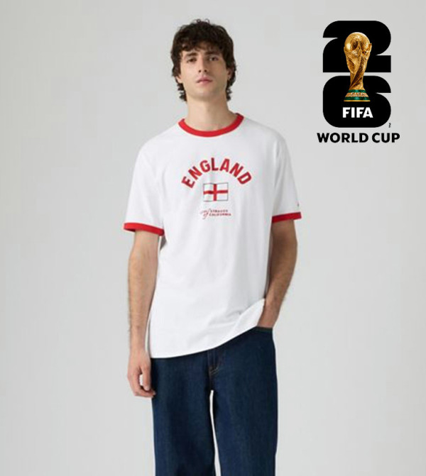 ليفايز ليفايز - أبيض Round Neck T-Shirts
