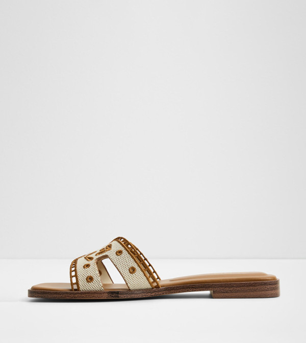 ألدو ألدو - بيج Flat Sandals