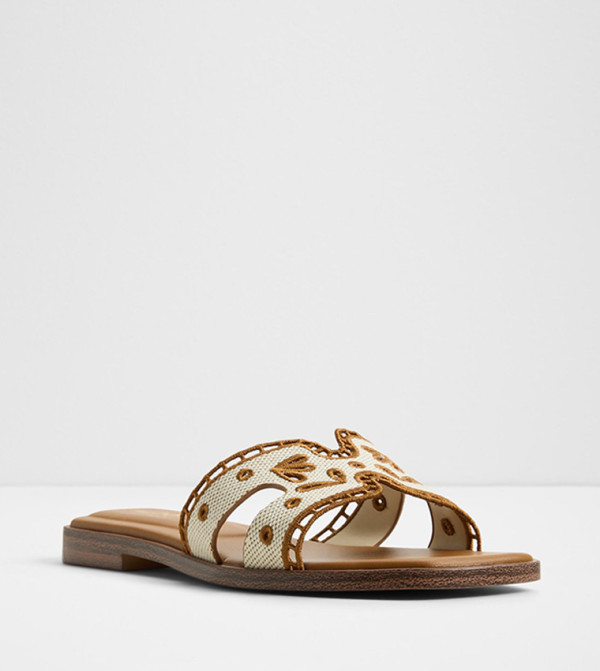 ألدو ألدو - بيج Flat Sandals