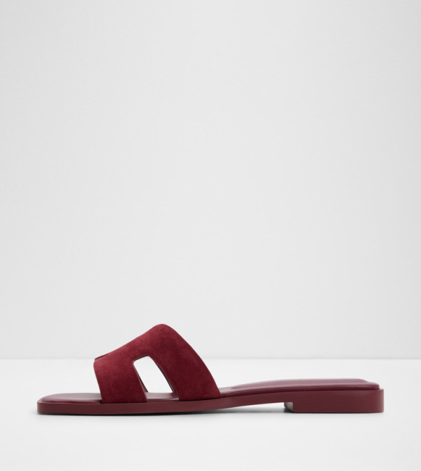 Aldo  Sandals - Burgundy Flat Sandals