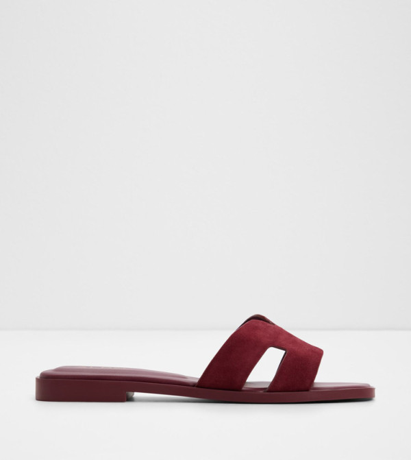 Aldo  Sandals - Burgundy Flat Sandals