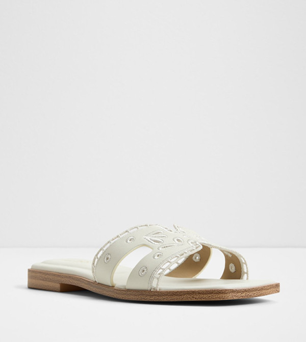 ألدو ألدو - أبيض Flat Sandals