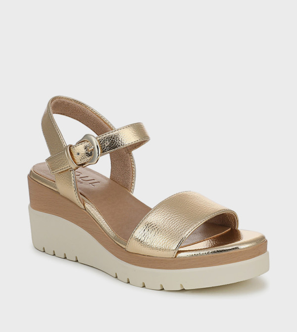 Naturalizer  Wedges - Gold Wedges