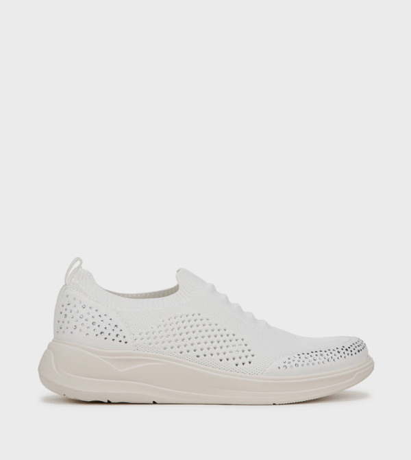 Bzees Bzees - White Casual Slip-ons