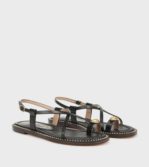 sam edelman sam edelman - Black Flat Sandals
