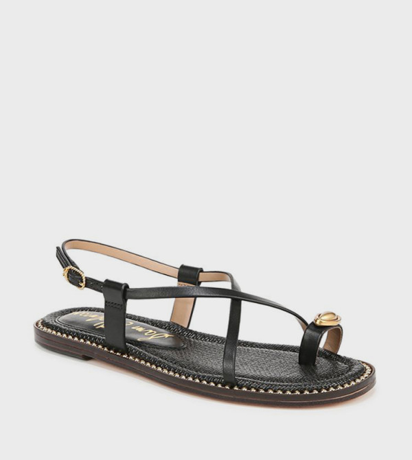 sam edelman sam edelman - Black Flat Sandals