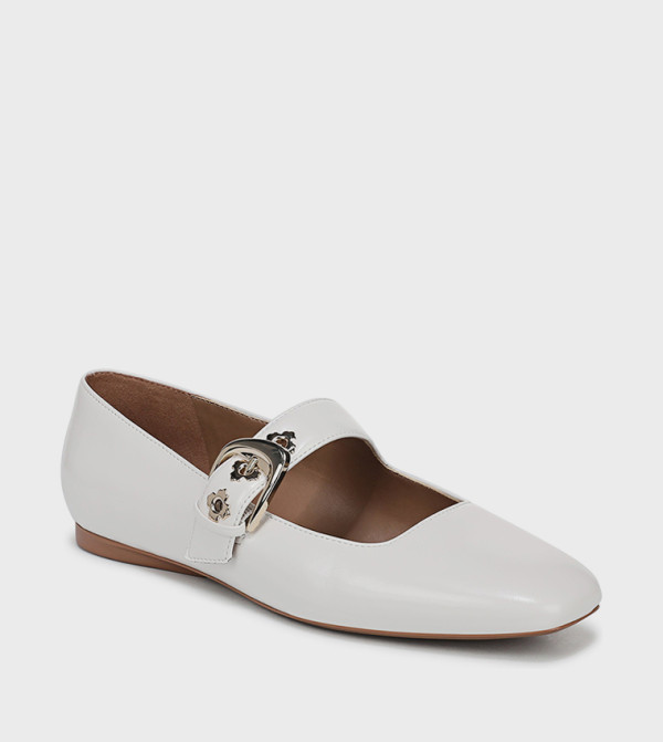 Naturalizer  Mary Janes - White Mary Janes