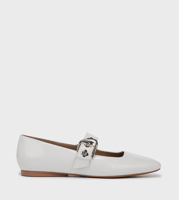 Naturalizer  Mary Janes - White Mary Janes
