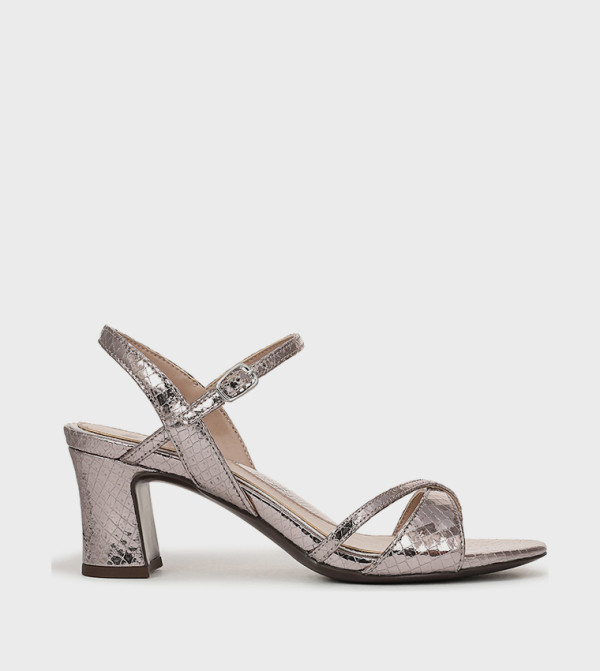 ناتشيراليزر  أحذية - فضي كعب