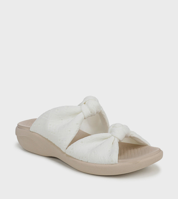 لايف سترايد لايف سترايد - أبيض Flat Sandals