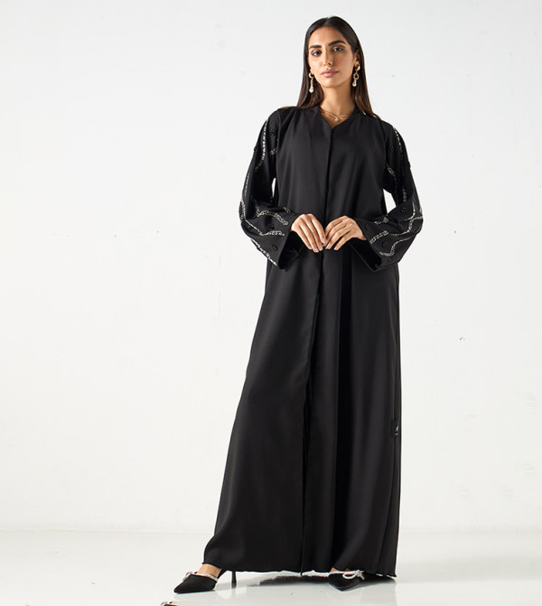HM HM - BLACK Abayas
