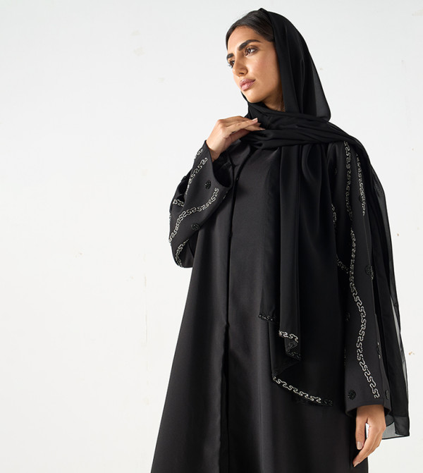 HM HM - BLACK Abayas