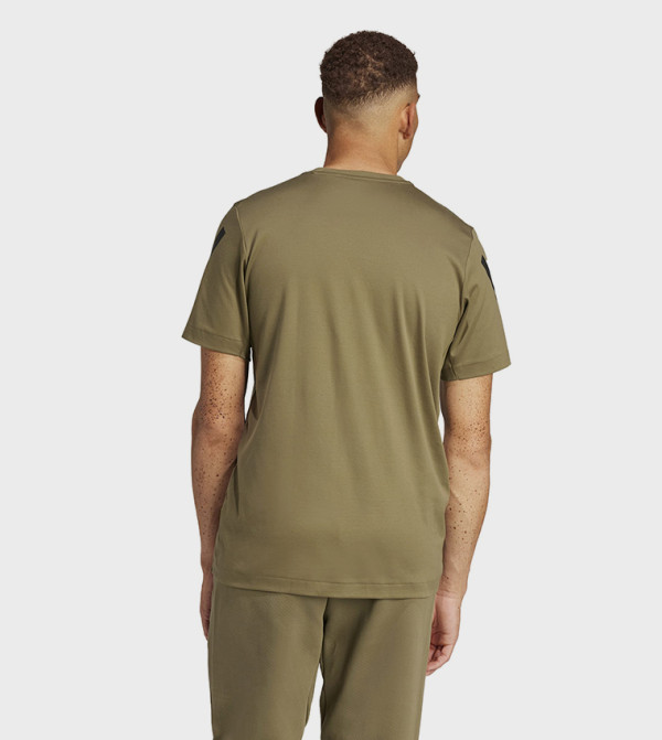Adidas Sportswear - Olive T-Shirts & Vests